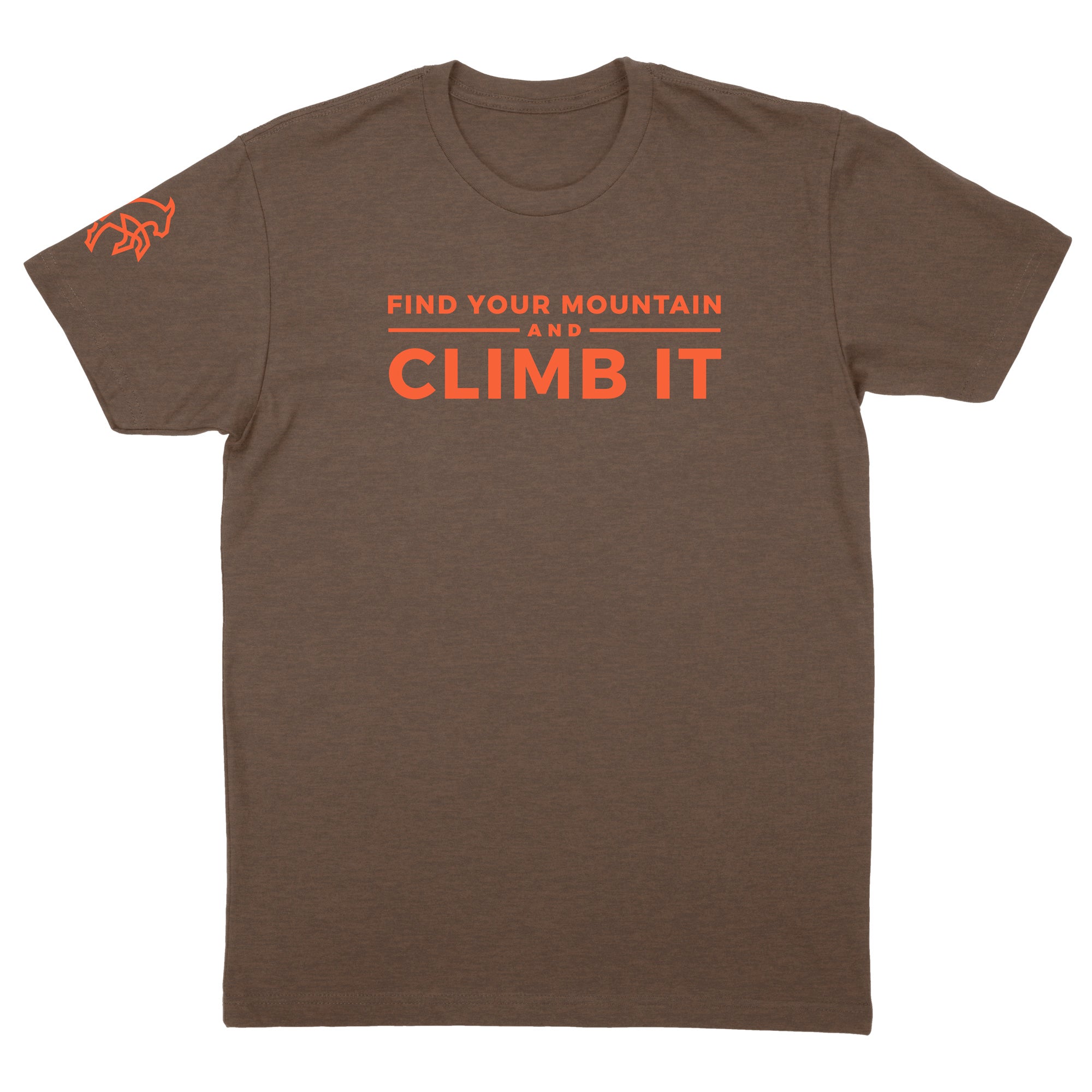 Find Your Mountain and Climb It -- Mens Tee