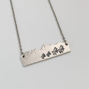 Mountain Family Herd Necklace